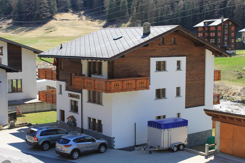 Ferienwohnung Silberdistel Saas-Grund Exterior foto