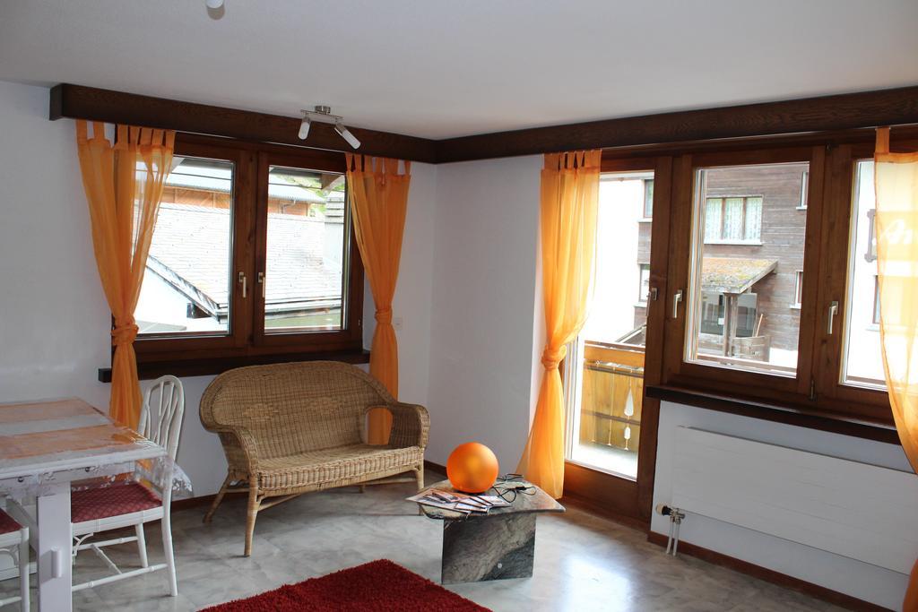 Ferienwohnung Silberdistel Saas-Grund Exterior foto
