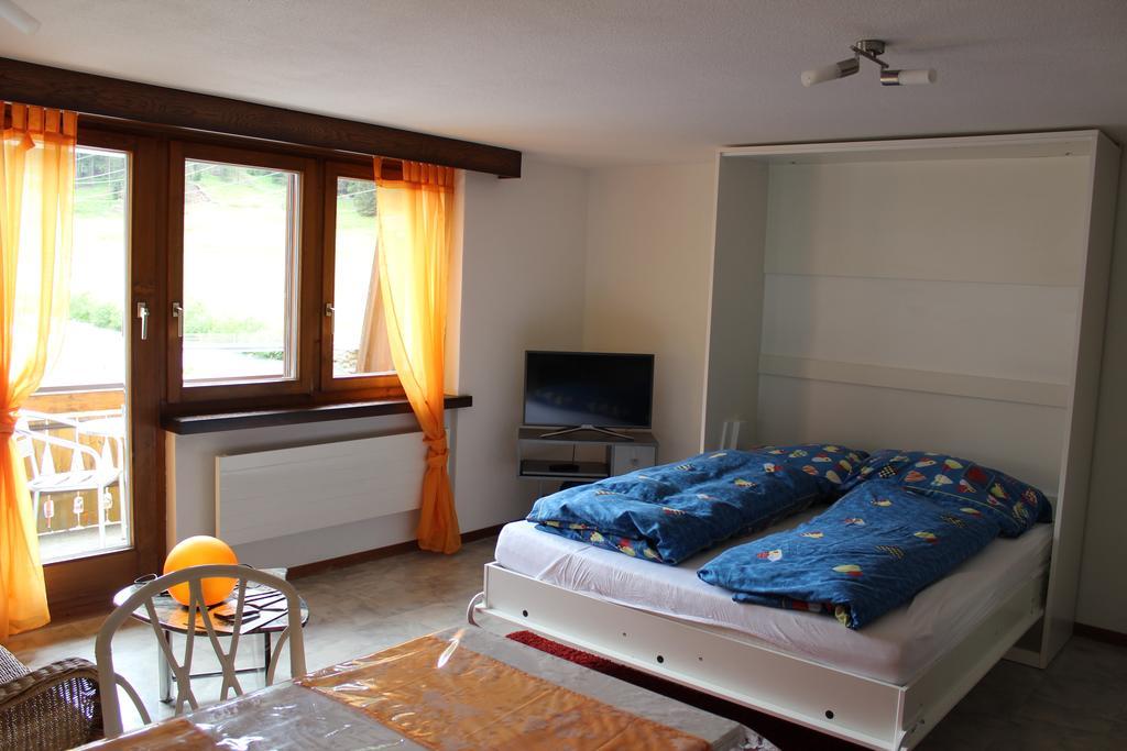 Ferienwohnung Silberdistel Saas-Grund Exterior foto